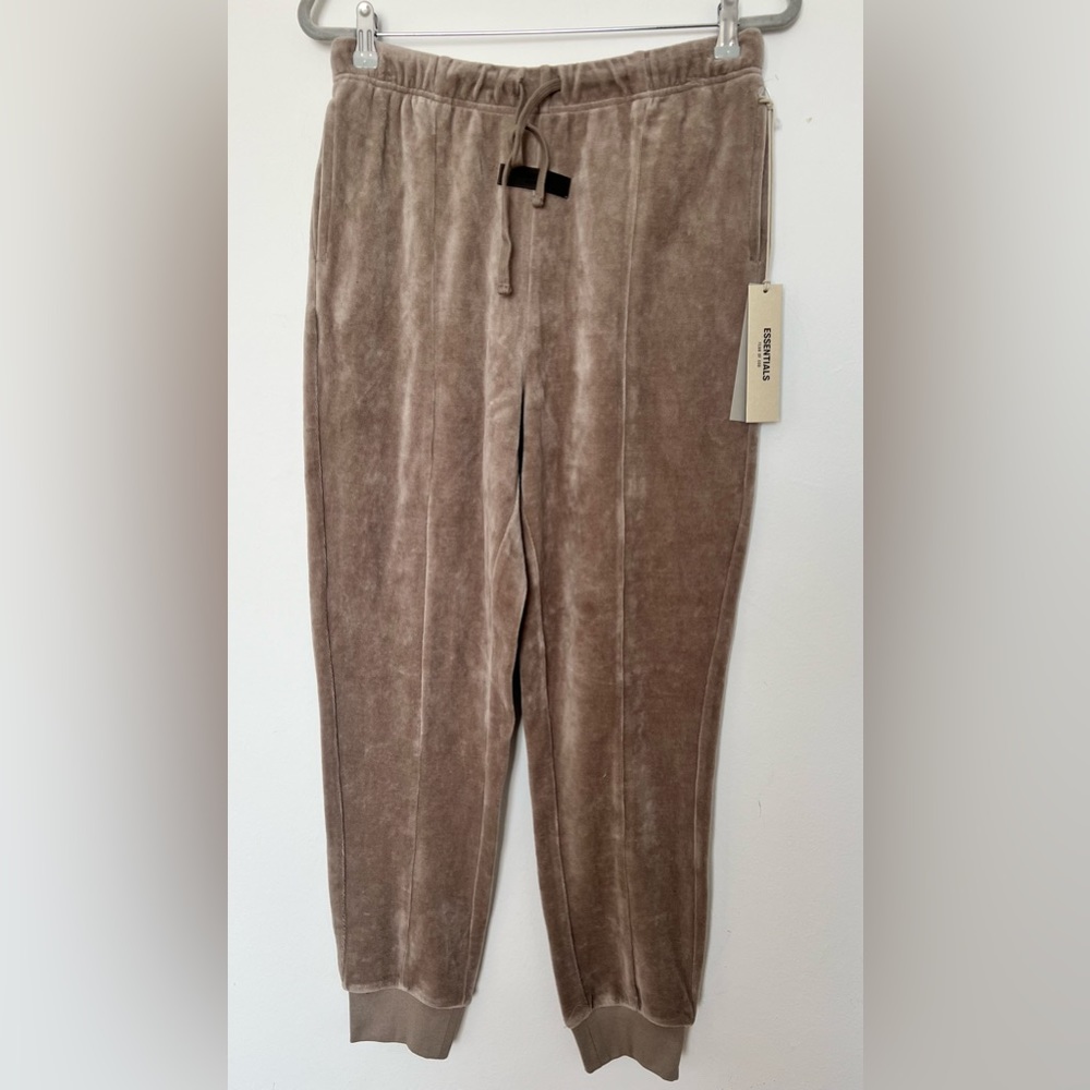 Fear of God Essentials cotton blend velour sweatpants